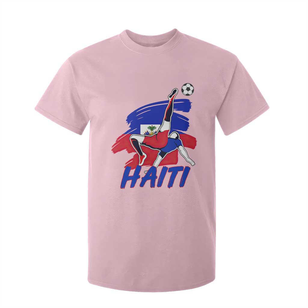 Caribbean Soccer Lover Gift T Shirt For Kid Haitian Heritage Pride