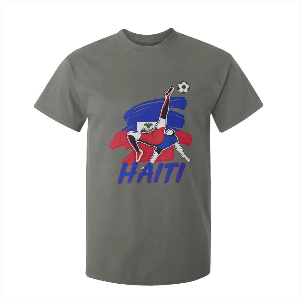 Caribbean Soccer Lover Gift T Shirt For Kid Haitian Heritage Pride