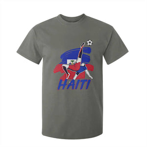 Caribbean Soccer Lover Gift T Shirt For Kid Haitian Heritage Pride