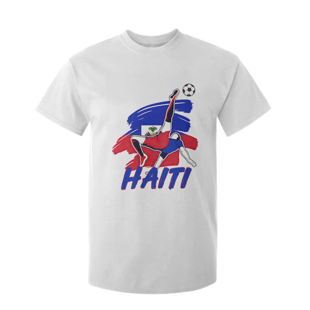 Caribbean Soccer Lover Gift T Shirt For Kid Haitian Heritage Pride
