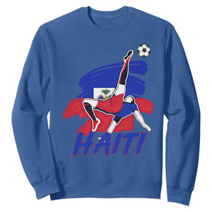 Caribbean Soccer Lover Gift Sweatshirt Haitian Heritage Pride