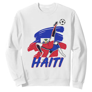 Caribbean Soccer Lover Gift Sweatshirt Haitian Heritage Pride