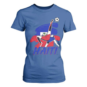 Caribbean Soccer Lover Gift T Shirt For Women Haitian Heritage Pride