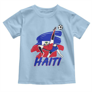 Caribbean Soccer Lover Gift Toddler T Shirt Haitian Heritage Pride