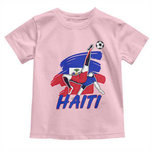 Caribbean Soccer Lover Gift Toddler T Shirt Haitian Heritage Pride