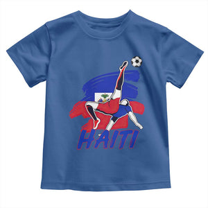 Caribbean Soccer Lover Gift Toddler T Shirt Haitian Heritage Pride