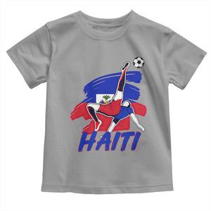 Caribbean Soccer Lover Gift Toddler T Shirt Haitian Heritage Pride