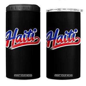 Ayiti Cheri Haiti Pride Gift For Proud Haitians 4 in 1 Can Cooler Tumbler