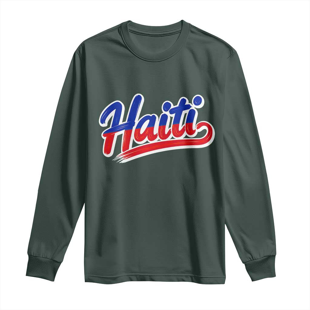 Ayiti Cheri Haiti Pride Gift For Proud Haitians Long Sleeve Shirt