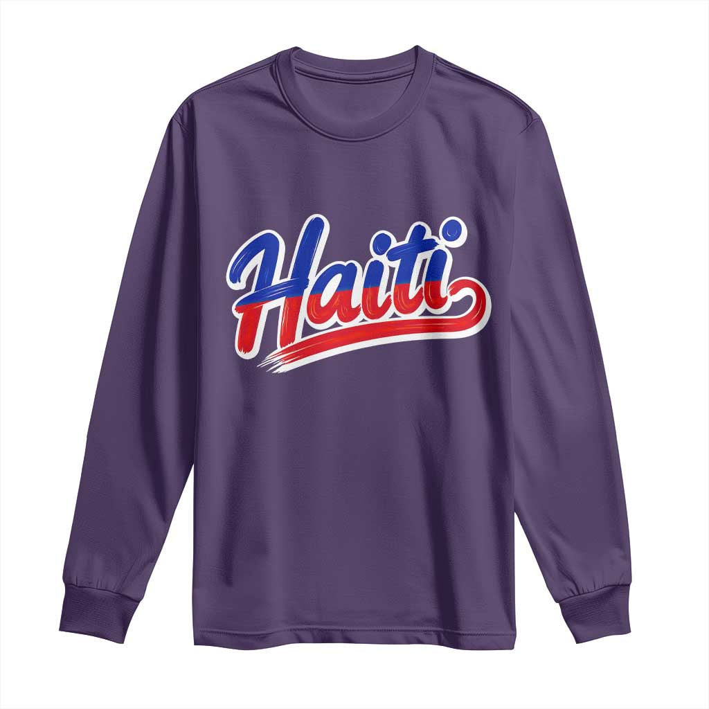 Ayiti Cheri Haiti Pride Gift For Proud Haitians Long Sleeve Shirt