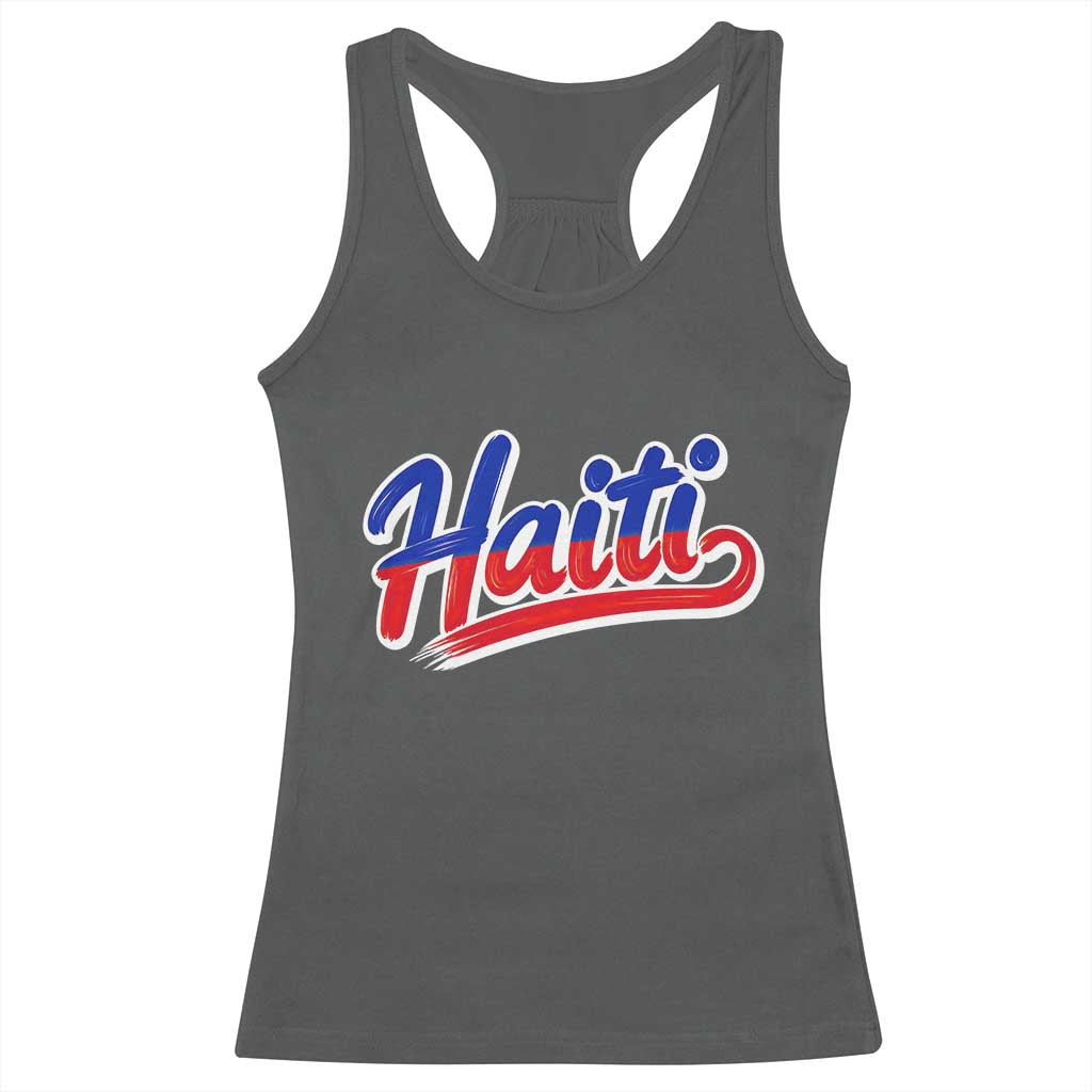 Ayiti Cheri Haiti Pride Gift For Proud Haitians Racerback Tank Top