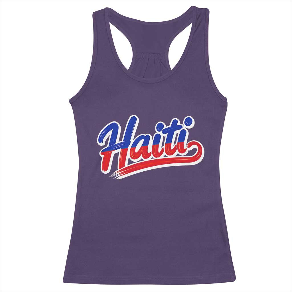 Ayiti Cheri Haiti Pride Gift For Proud Haitians Racerback Tank Top