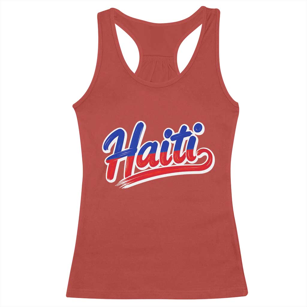 Ayiti Cheri Haiti Pride Gift For Proud Haitians Racerback Tank Top