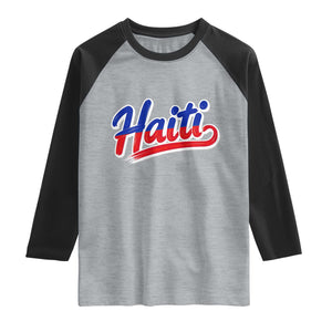Ayiti Cheri Haiti Pride Gift For Proud Haitians Raglan Shirt