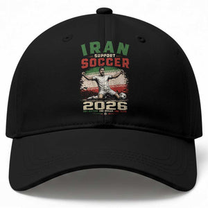 Iran Soccer Fan Gift Baseball Cap One Nation One Team One Dream