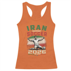 Iran Soccer Fan Gift Racerback Tank Top One Nation One Team One Dream