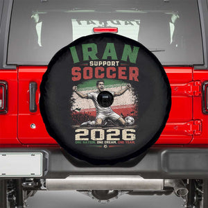 Iran Soccer Fan Gift Spare Tire Cover One Nation One Team One Dream