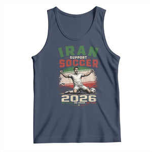 Iran Soccer Fan Gift Tank Top One Nation One Team One Dream