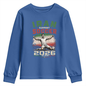 Iran Soccer Fan Gift Youth Sweatshirt One Nation One Team One Dream