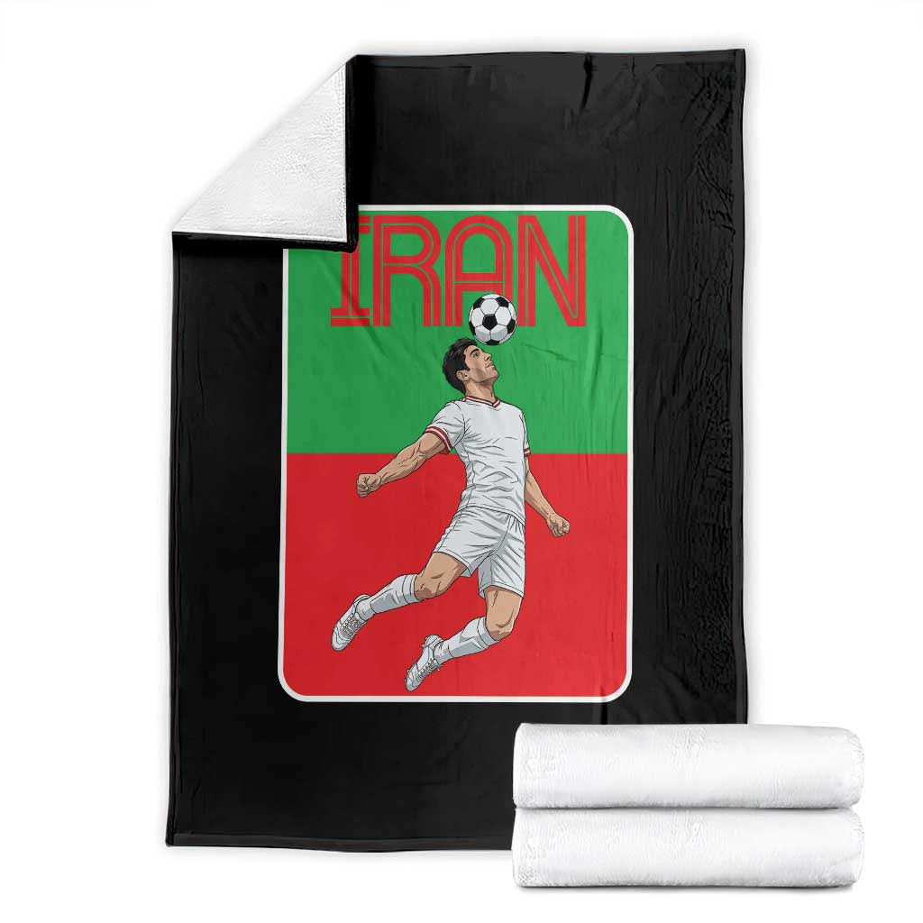 Iran Soccer Lover Throw Blanket Proud Persian Roots Gift