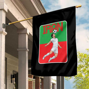 Iran Soccer Lover Garden Flag Proud Persian Roots Gift