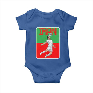 Iran Soccer Lover Baby Onesie Proud Persian Roots Gift