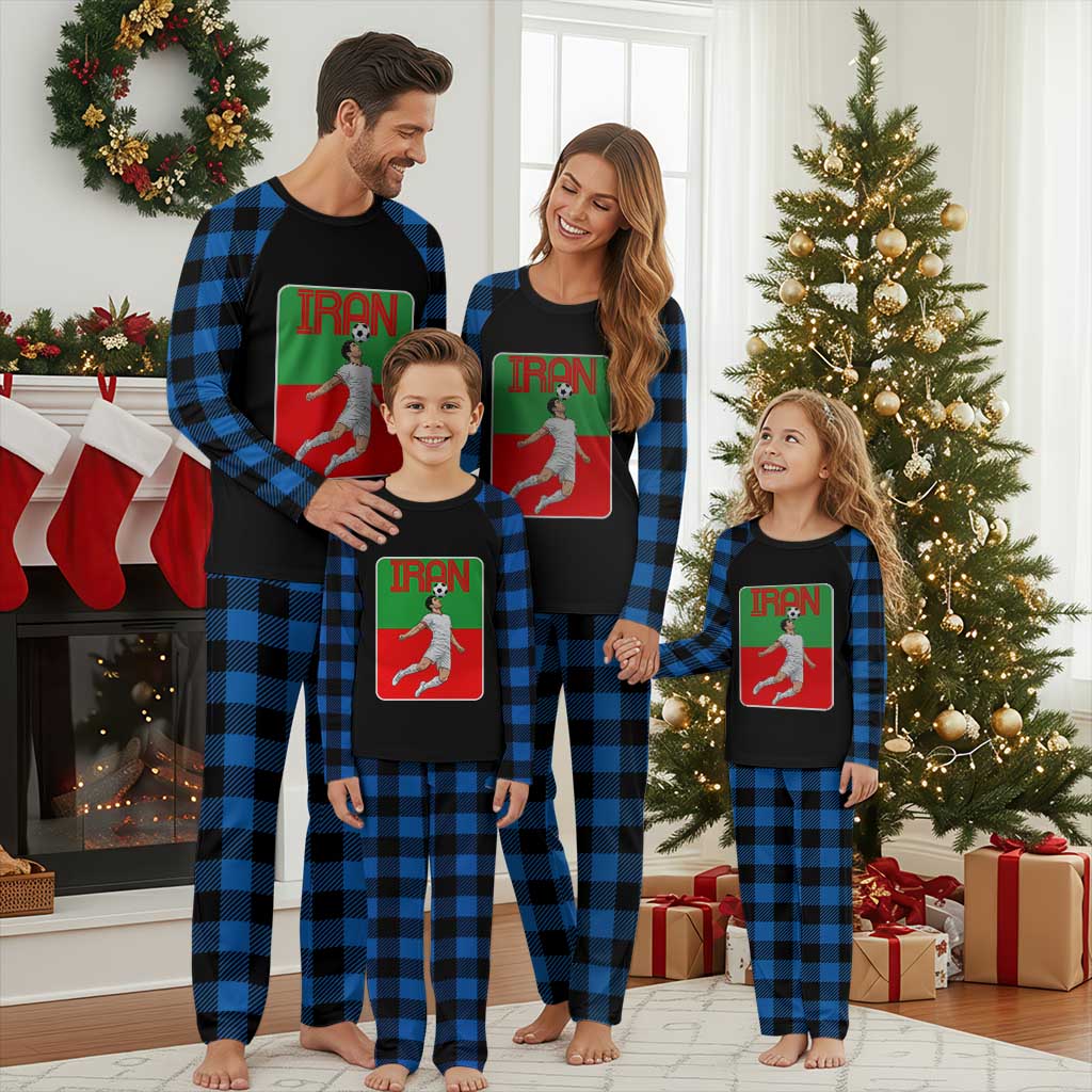 Iran Soccer Lover Plaid Pajama Set Proud Persian Roots Gift