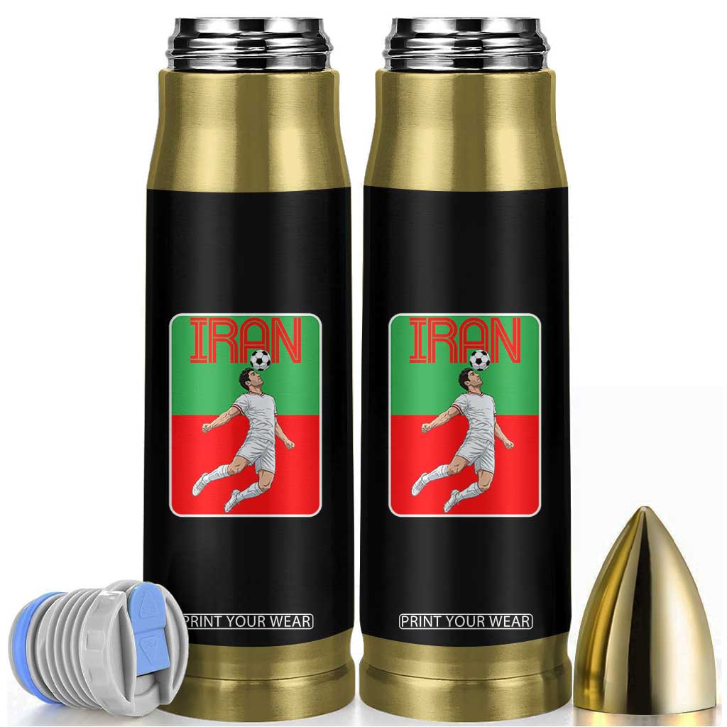 Iran Soccer Lover Bullet Tumbler Proud Persian Roots Gift