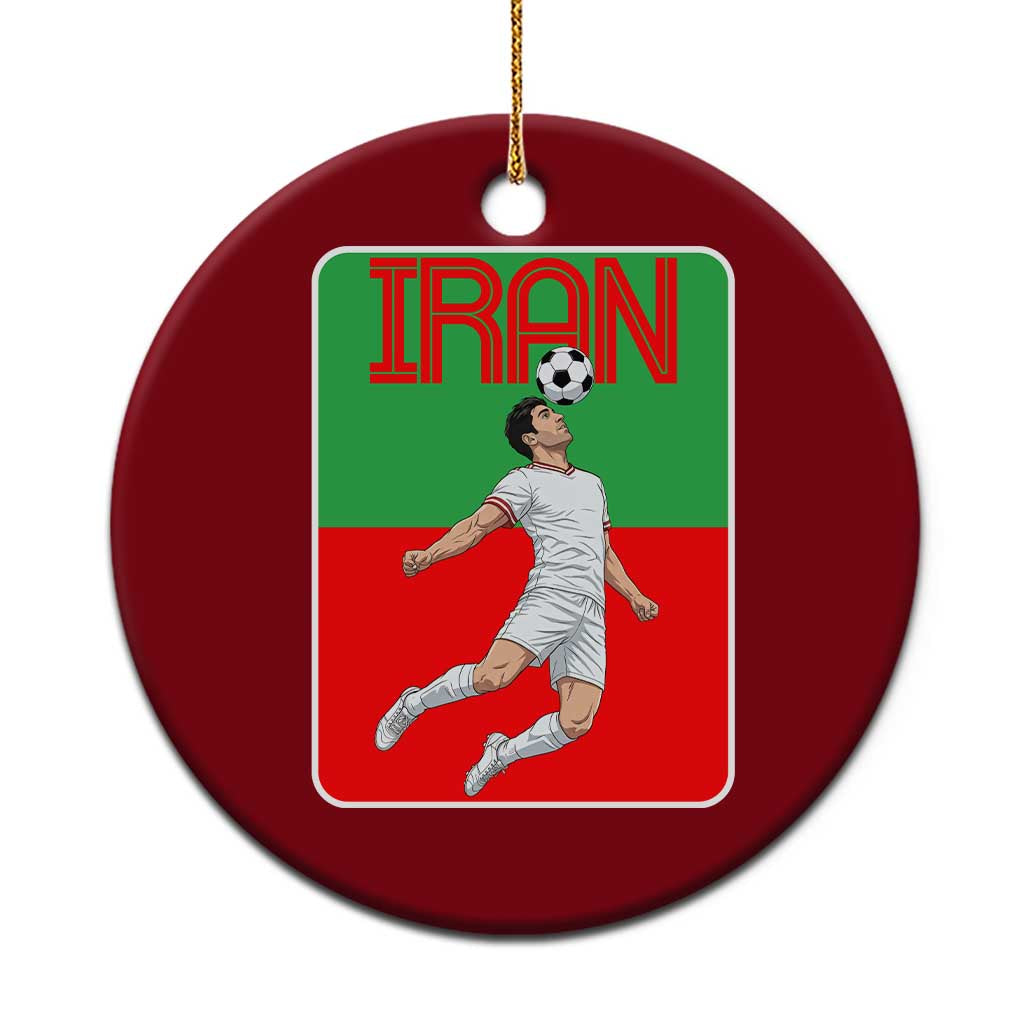 Iran Soccer Lover Ceramic Ornament Proud Persian Roots Gift