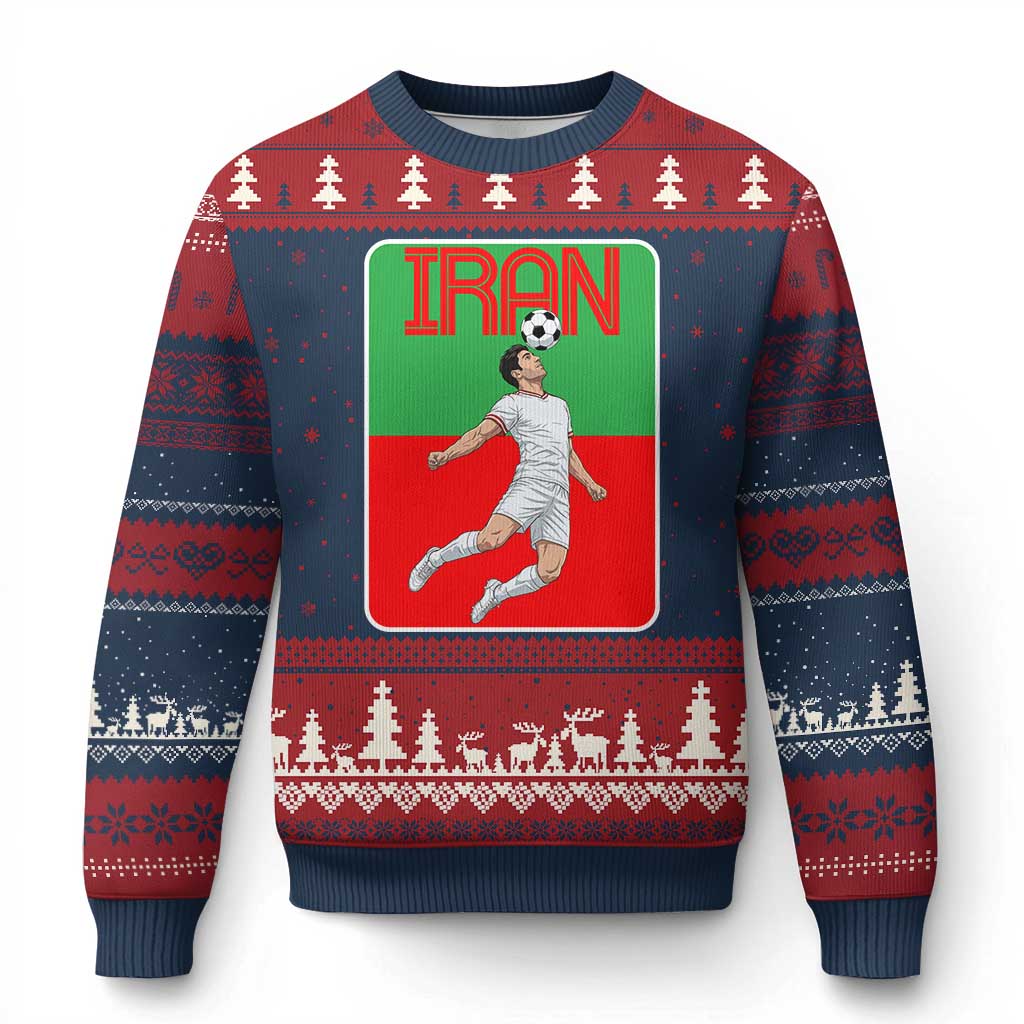 Iran Soccer Lover Ugly Christmas Sweater Proud Persian Roots Gift