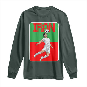 Iran Soccer Lover Long Sleeve Shirt Proud Persian Roots Gift