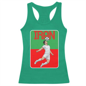 Iran Soccer Lover Racerback Tank Top Proud Persian Roots Gift
