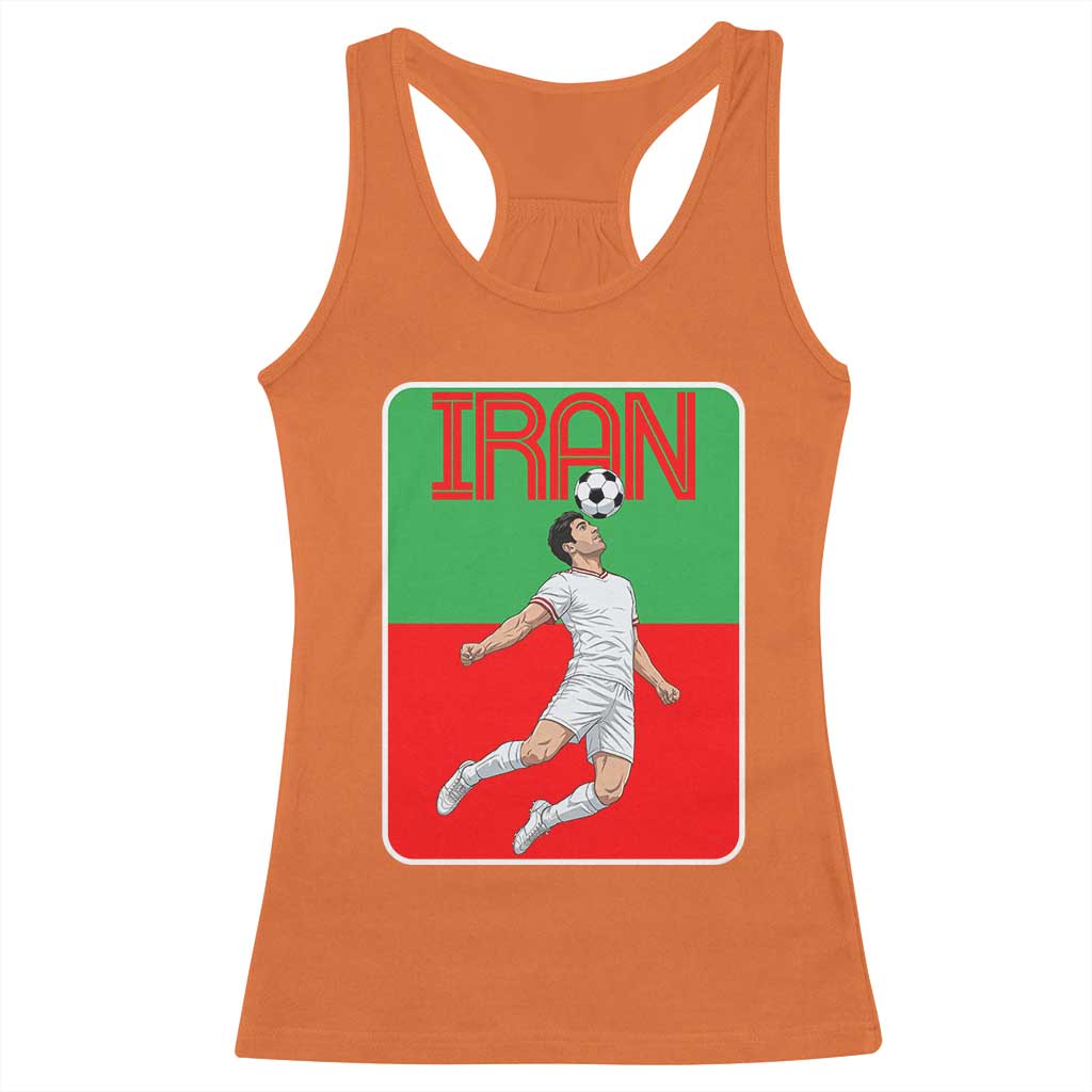 Iran Soccer Lover Racerback Tank Top Proud Persian Roots Gift