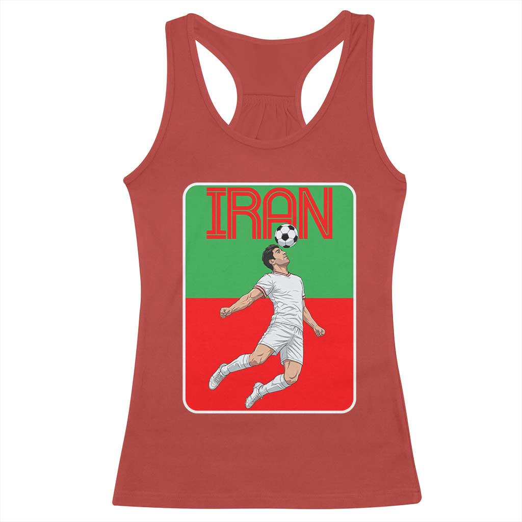 Iran Soccer Lover Racerback Tank Top Proud Persian Roots Gift