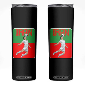 Iran Soccer Lover Skinny Tumbler Proud Persian Roots Gift