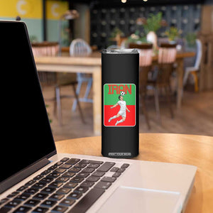 Iran Soccer Lover Skinny Tumbler Proud Persian Roots Gift