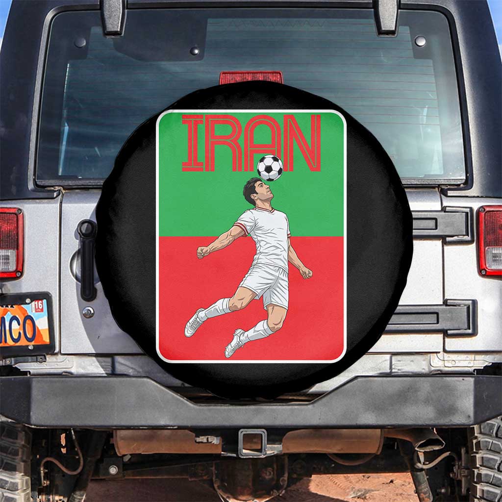 Iran Soccer Lover Spare Tire Cover Proud Persian Roots Gift TS12 No hole Black Print Your Wear