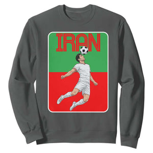 Iran Soccer Lover Sweatshirt Proud Persian Roots Gift
