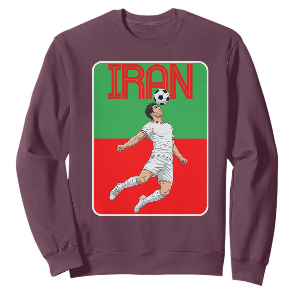 Iran Soccer Lover Sweatshirt Proud Persian Roots Gift