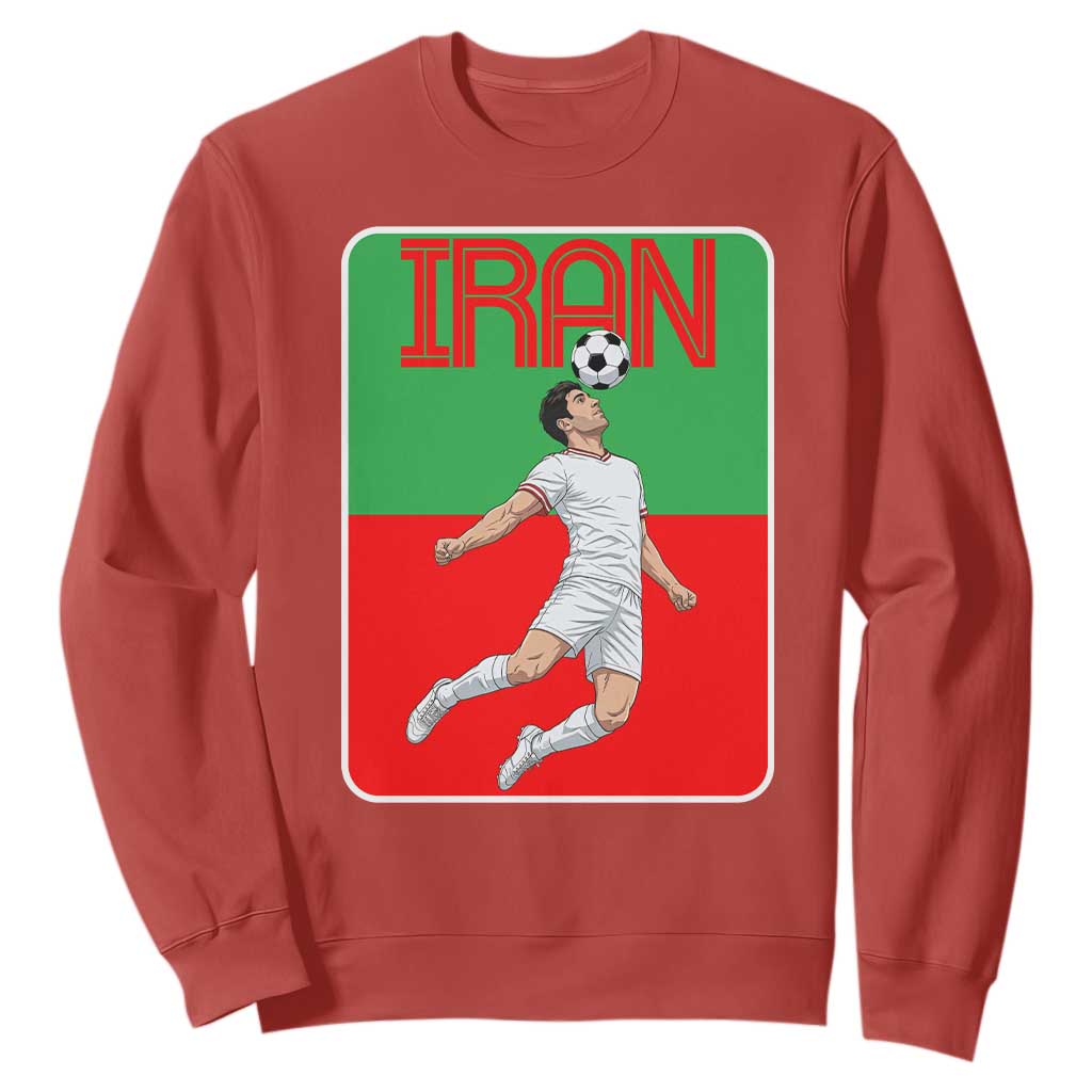 Iran Soccer Lover Sweatshirt Proud Persian Roots Gift