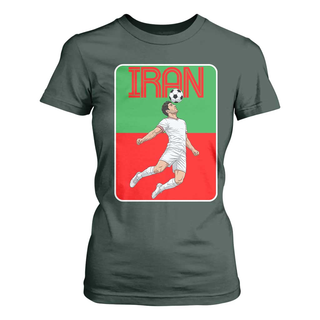 Iran Soccer Lover T Shirt For Women Proud Persian Roots Gift