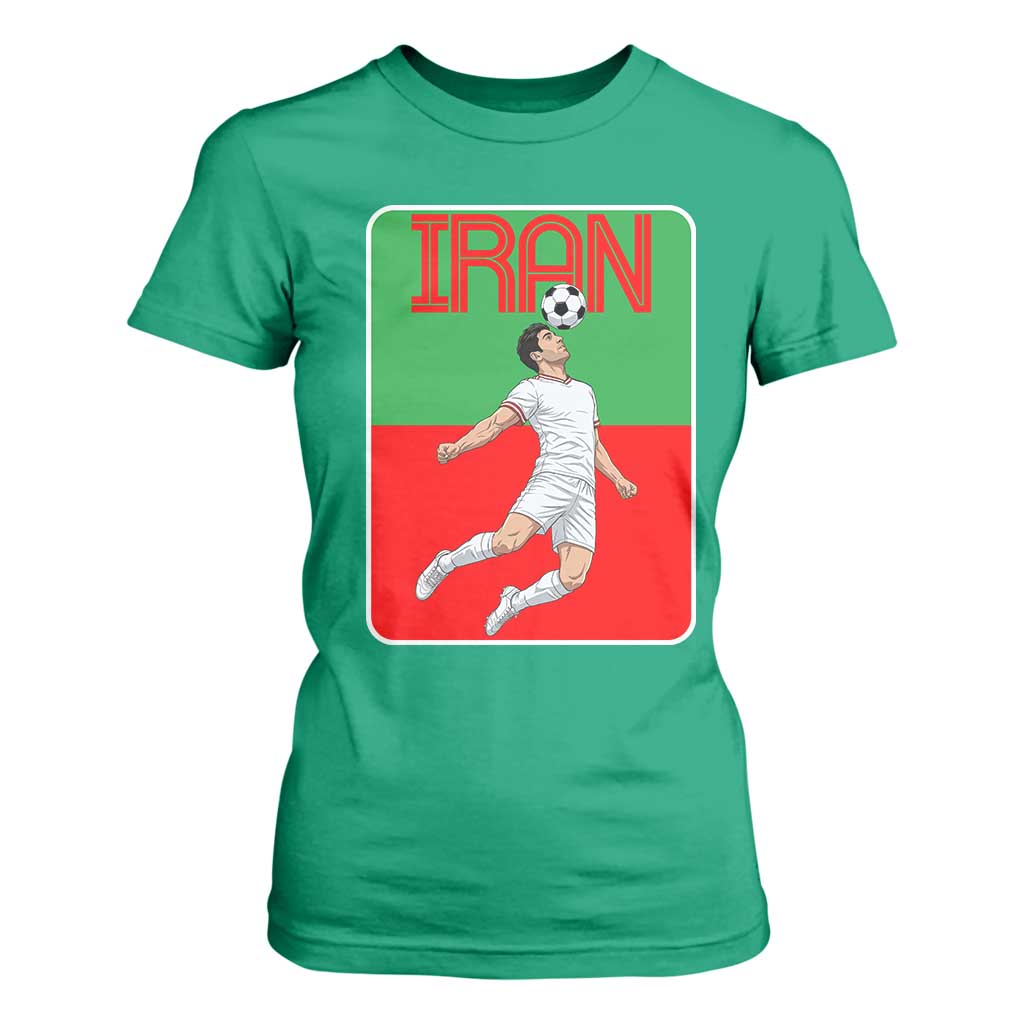 Iran Soccer Lover T Shirt For Women Proud Persian Roots Gift