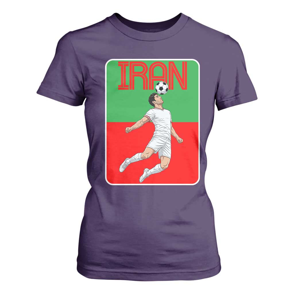 Iran Soccer Lover T Shirt For Women Proud Persian Roots Gift