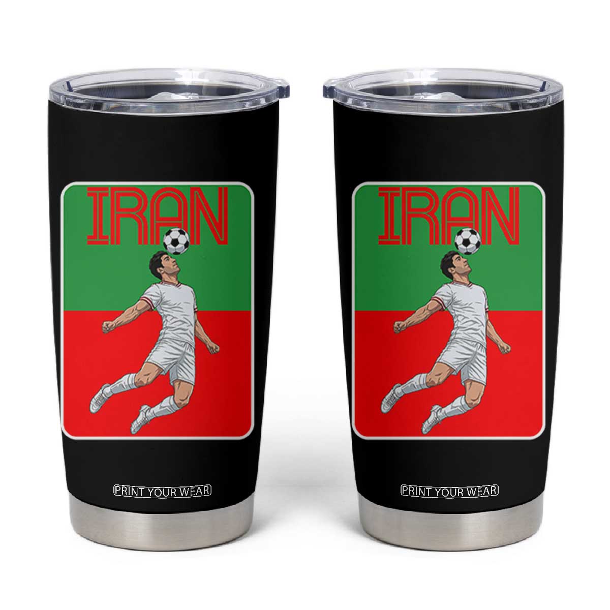 Iran Soccer Lover Tumbler Cup Proud Persian Roots Gift