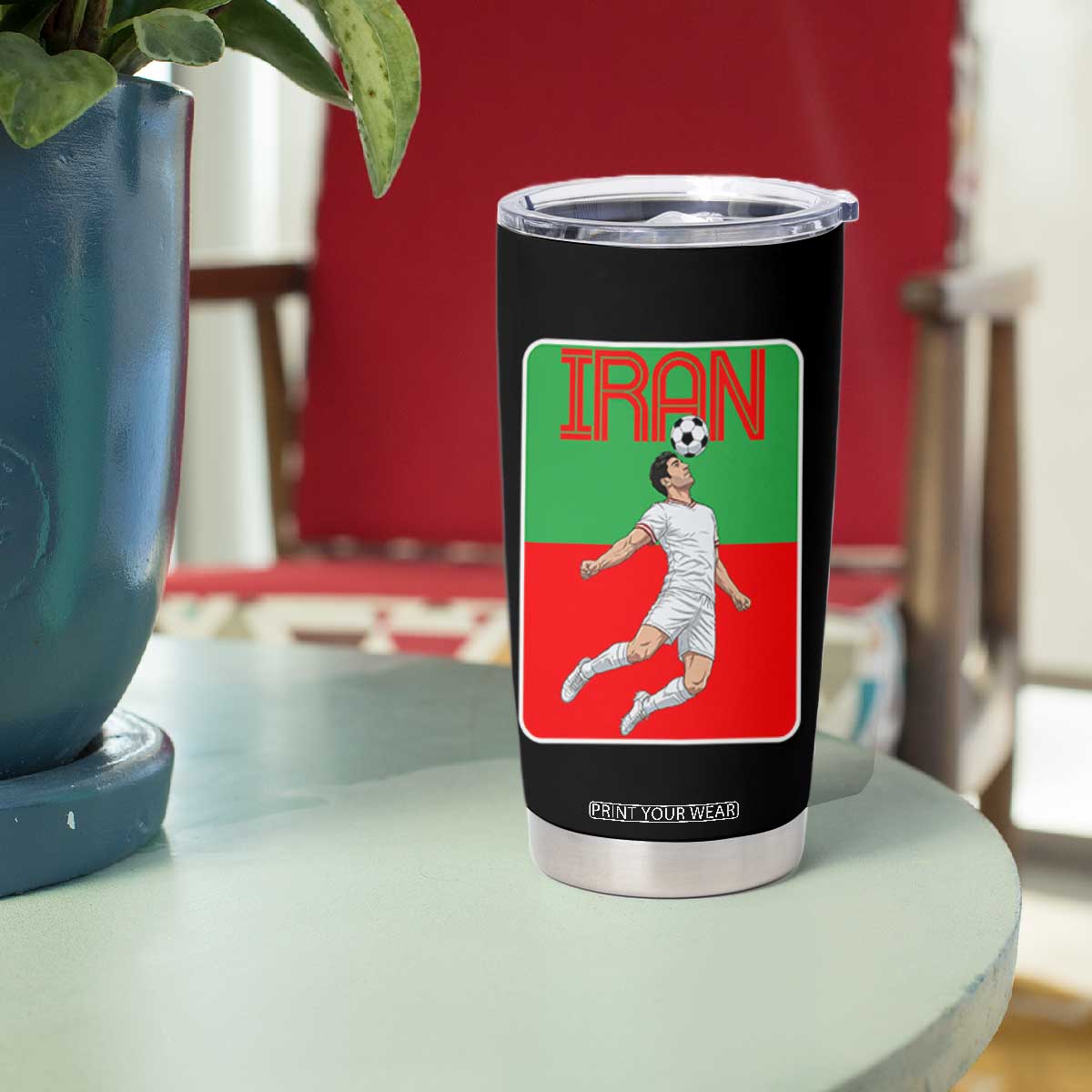 Iran Soccer Lover Tumbler Cup Proud Persian Roots Gift
