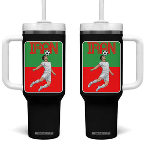Iran Soccer Lover Tumbler With Handle Proud Persian Roots Gift
