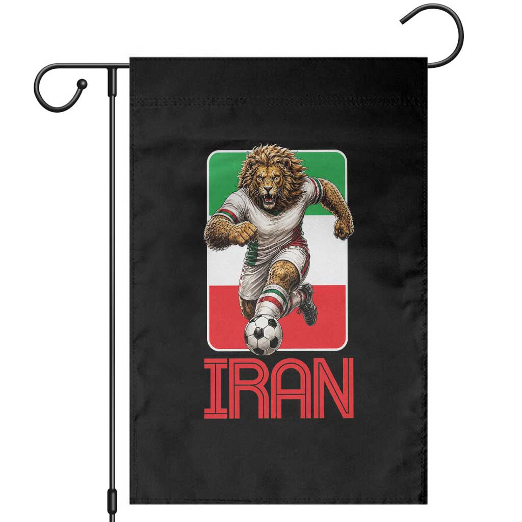 Persian Lions Soccer Fan Garden Flag Proud Iranian Heritage Gift