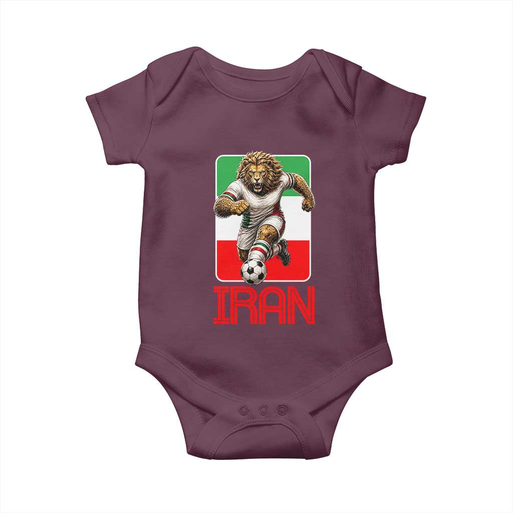 Persian Lions Soccer Fan Baby Onesie Proud Iranian Heritage Gift