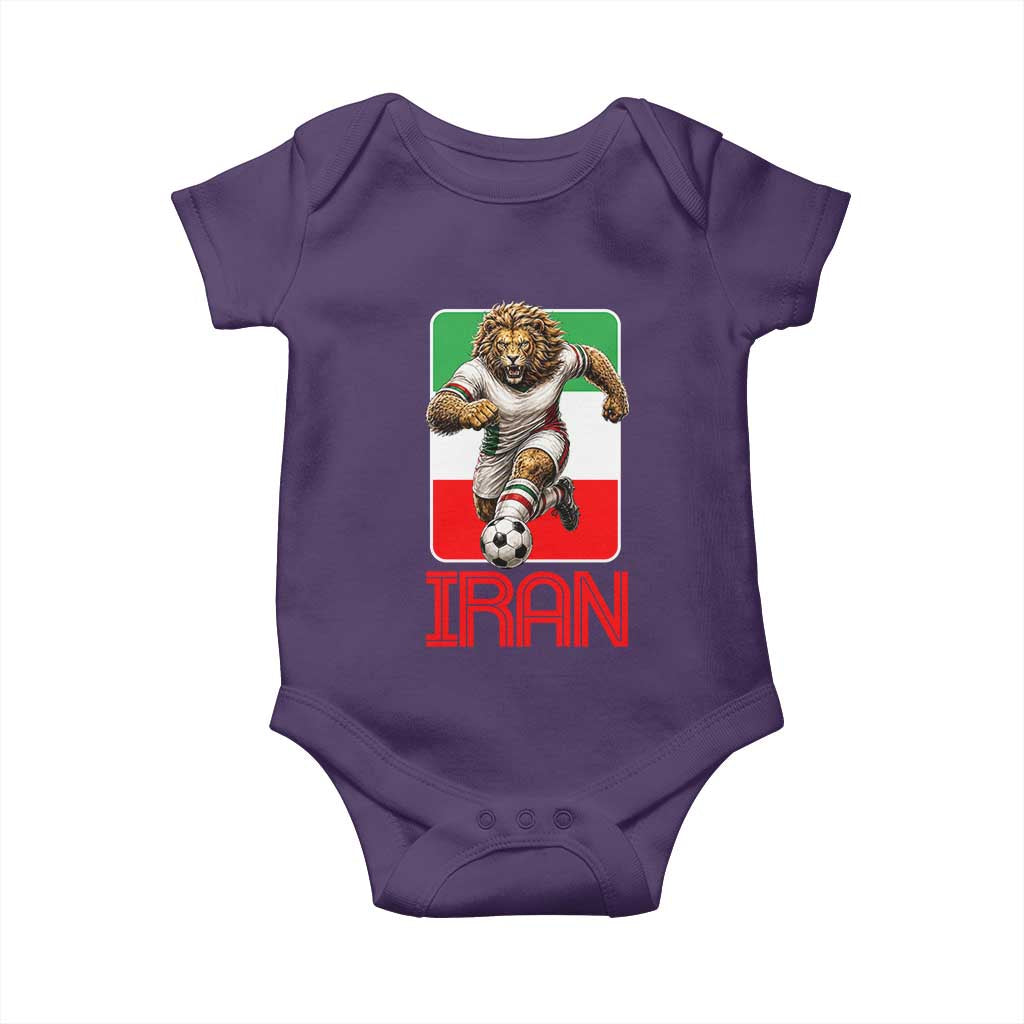 Persian Lions Soccer Fan Baby Onesie Proud Iranian Heritage Gift