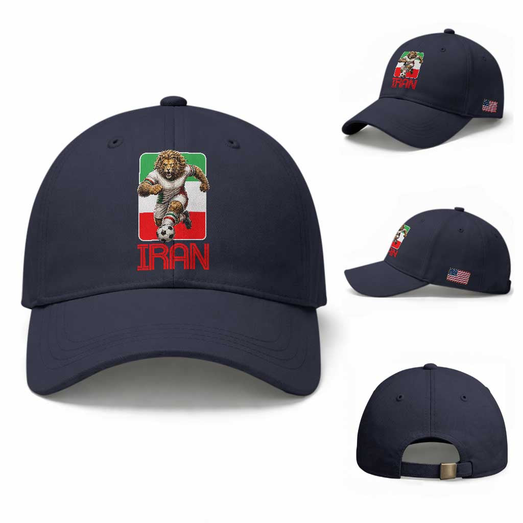 Persian Lions Soccer Fan Baseball Cap Proud Iranian Heritage Gift